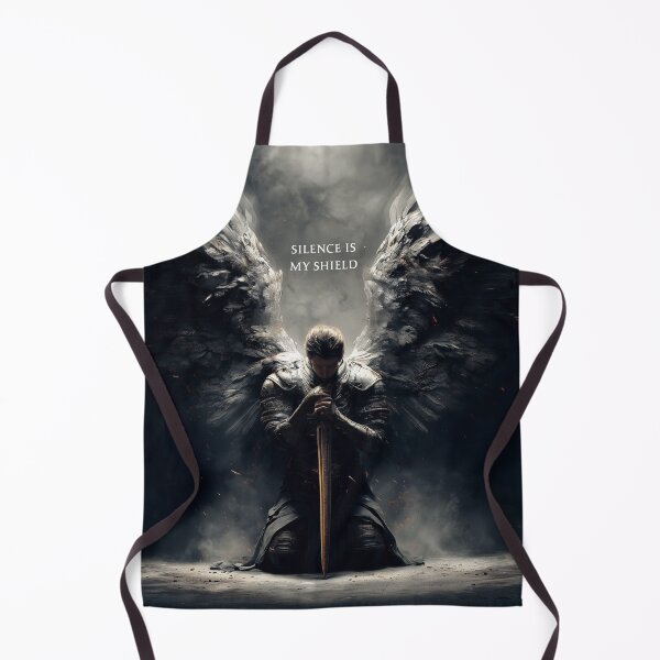 Item preview, Silent Guardian – Angelic Warrior of Shadows designed and sold by VisionaryVeils.