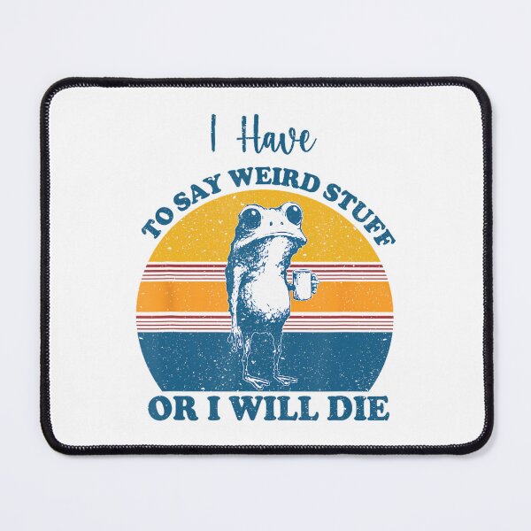 Item preview, Vintage Funny Humor Silly Style 90s Quote Frog designed and sold by JackyEstera.