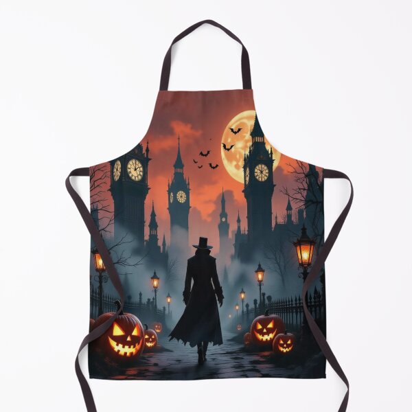Item preview, HalloweenWalk – GothicForest, glowing pumpkins & ShadowElegance between MoonlightMystery and MechanicDreams designed and sold by FotoworldEdel.