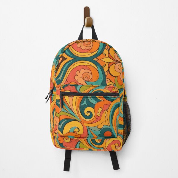Item preview, Retro Psychedelic Bloom designed and sold by Kaleidoscope Print.