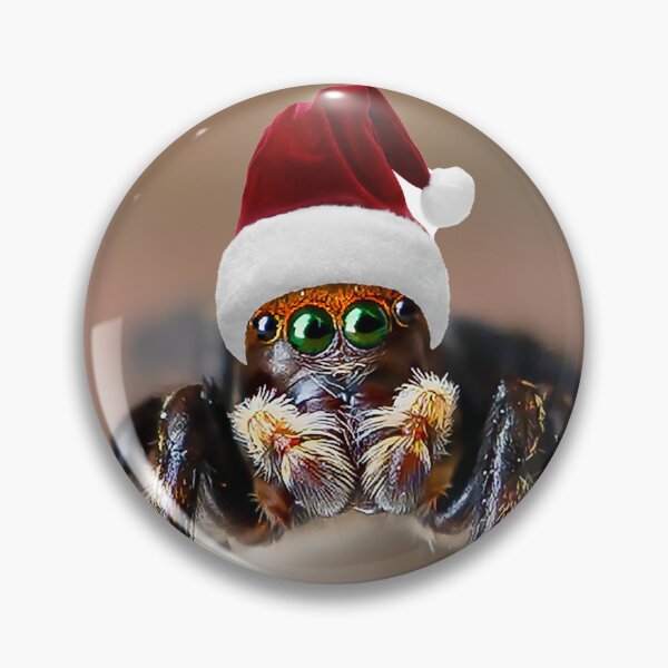 Item preview, Have a very Merry Christmas from Hubert the Jumping spider. designed and sold by Cornishinoz.