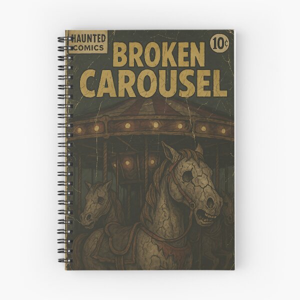 Item preview, Haunted Carnival: Broken Carousel designed and sold by bapupa.