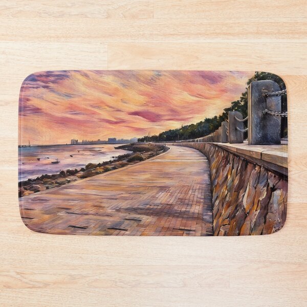 Item preview, Setting Sun Along the Ocean designed and sold by tomorrowsart.