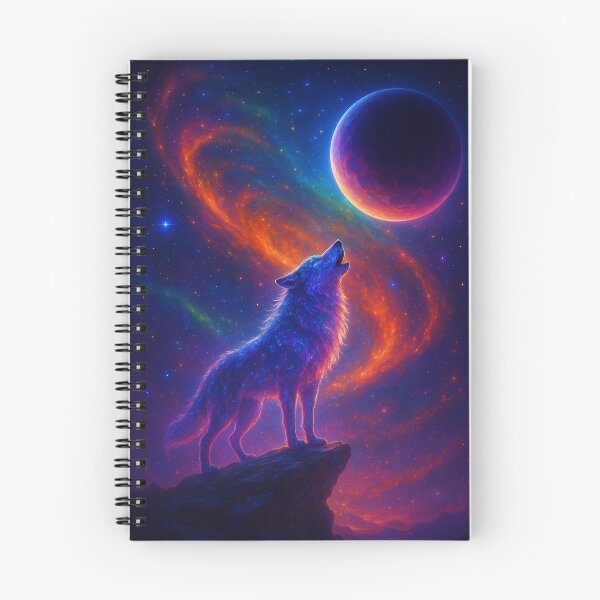 Item preview, Cosmic Wolf Howl phone case  designed and sold by OandSDesigns23.