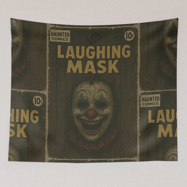 Item preview, Haunted Carnival: Laughing Mask designed and sold by bapupa.