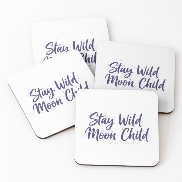 Item preview, "Stay Wild Moon Child" Script Stars designed and sold by ShadowArt-Sahil.