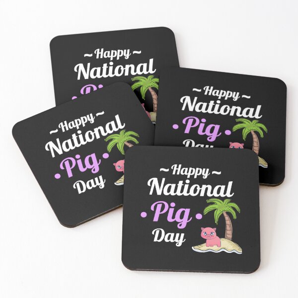 Item preview, Happy National Pig Day designed and sold by SophiaLimaMelo.