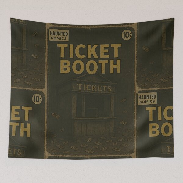 Item preview, Haunted Carnival: Ticket Booth designed and sold by bapupa.