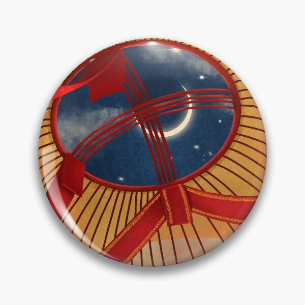 Item preview, kazakh nomad traditional dwelling sceiling designed and sold by artbymadina.