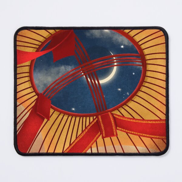 Item preview, kazakh nomad traditional dwelling sceiling designed and sold by artbymadina.