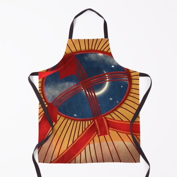 Item preview, kazakh nomad traditional dwelling sceiling designed and sold by artbymadina.
