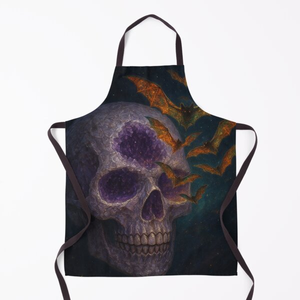 Item preview, Celestial Amethyst Skull and Nebula Bats designed and sold by OandSDesigns23.