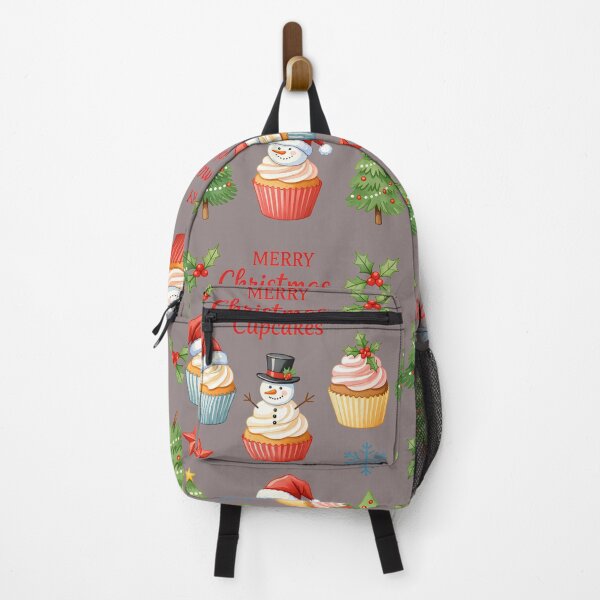 Item preview, Festive Christmas cupcakes decorated with snowmen and a Christmas tree for a joyful holiday celebration designed and sold by SpaceartLilu.