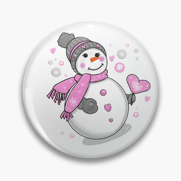 Item preview, Girly snowman designed and sold by ArtCP.