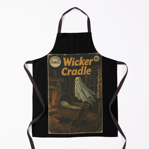 Item preview, Dark Cottagecore: Wicker Cradle designed and sold by bapupa.