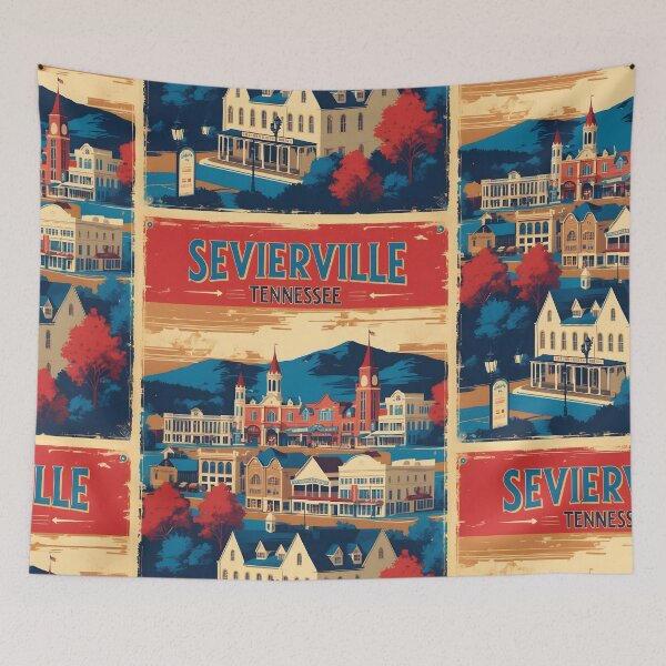 Item preview, Sevierville Tennessee 1950s USA Vintage Travel Tourism designed and sold by TravelersGems.
