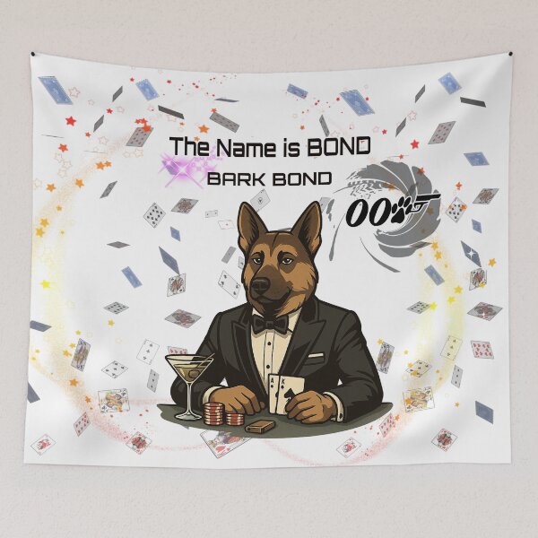 Item preview, The Name is Bond, Bark Bond designed and sold by Mars.Pen.Studio.