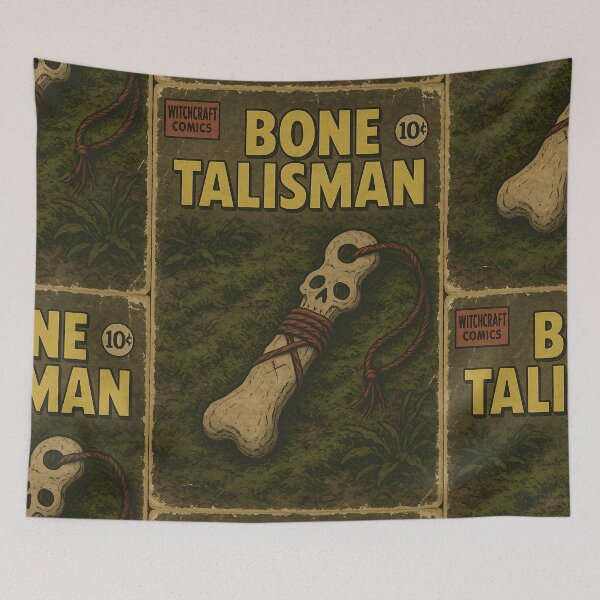 Item preview, Hedge Witchcraft: Bone Talisman designed and sold by bapupa.