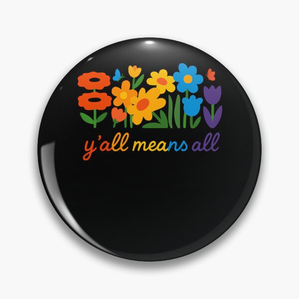 Item preview, LGBTQ Diversity Y'all Pride Means All Flower designed and sold by papertaless.