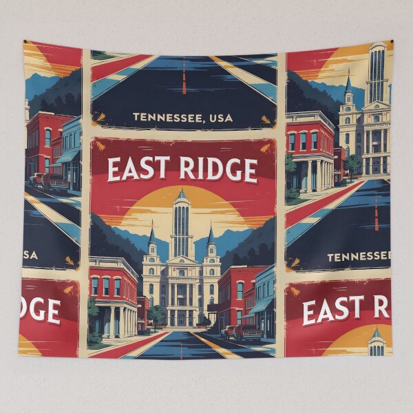 Item preview, Eastridge Tennessee 1950s USA Vintage Travel Tourism designed and sold by TravelersGems.