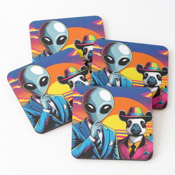 Item preview, cute tapir and friend alien designed and sold by Dogandesighn.