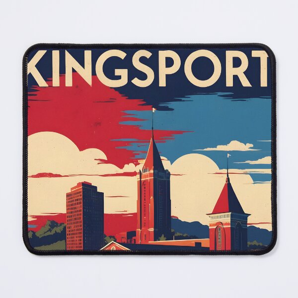 Item preview, Kingsport Tennessee 1950s USA Vintage Travel Tourism designed and sold by TravelersGems.