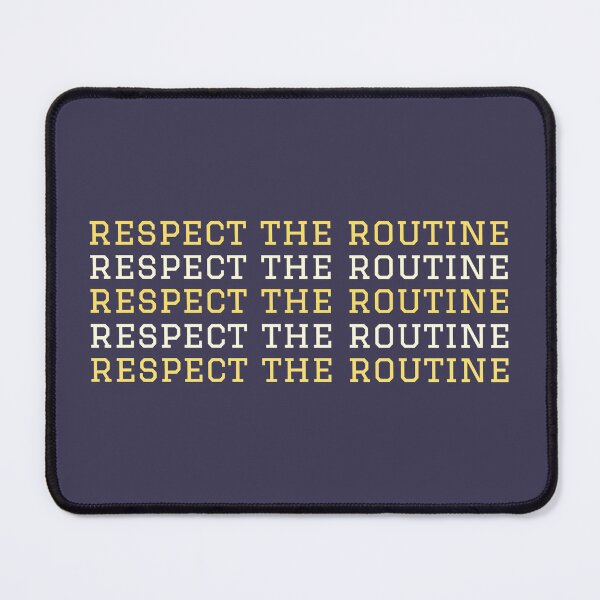 Item preview, Respect The Routine Autism Awareness designed and sold by Cottonforyou.