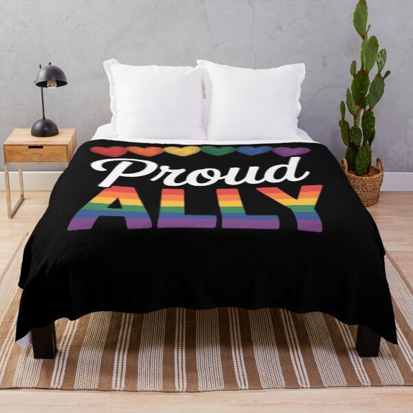 Item preview, LGBTQ Hearts Gay Pride Month Lgbt Ally Proud Rainbow Flag  designed and sold by papertaless.