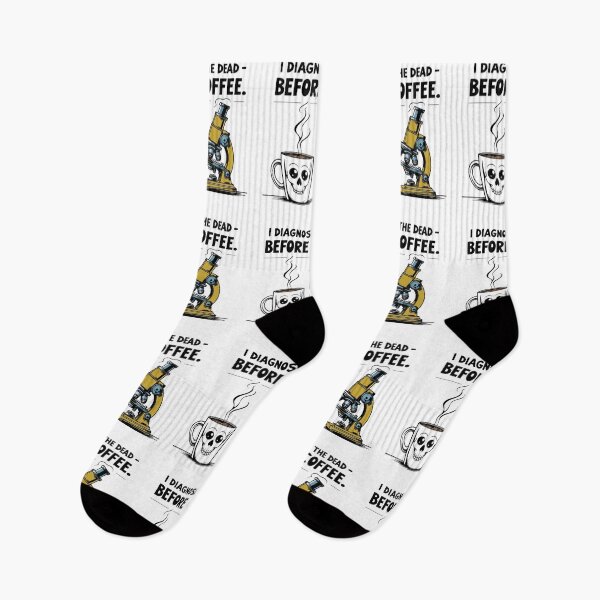 Item preview, I Diagnose the Dead Before Coffee – Funny Pathologist designed and sold by jelonkaa.