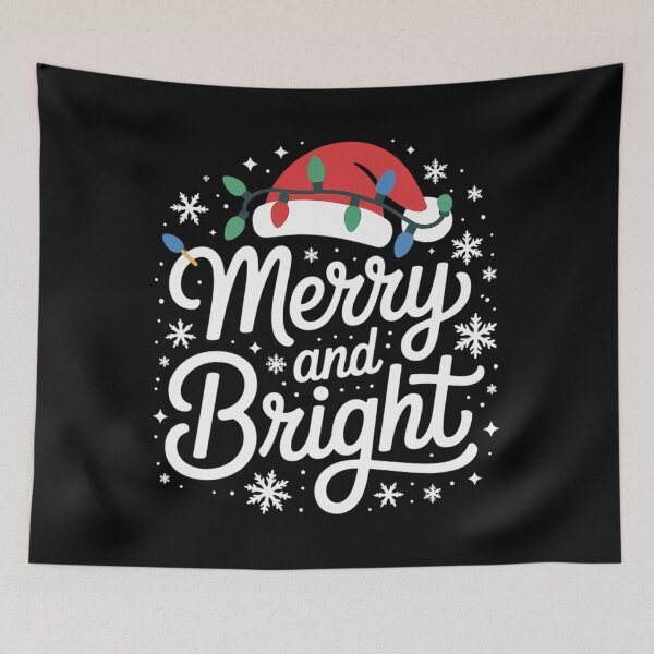 Item preview, Merry and Bright Christmas Lights Santa Men Women Boys Girls designed and sold by papertaless.