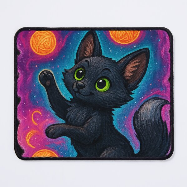 Item preview, Cosmic Fox Playing with Planets Sticker designed and sold by OandSDesigns23.
