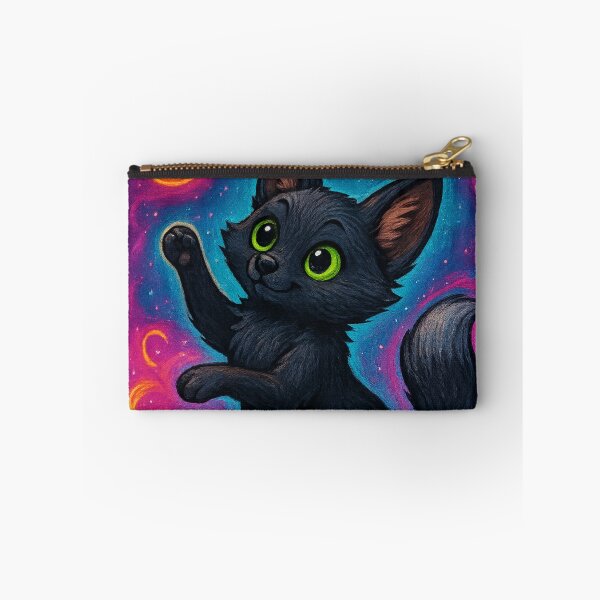 Item preview, Cosmic Fox Playing with Planets Sticker designed and sold by OandSDesigns23.