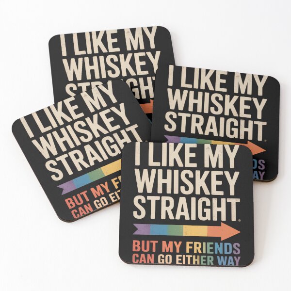 Item preview, Like My Whiskey Straight Friends LGBTQ Gay Pride Proud Ally  designed and sold by papertaless.