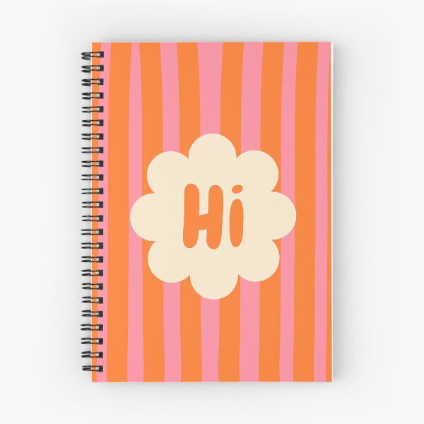 Item preview, Hi Greeting in Retro Playful Design designed and sold by nineFlorals.
