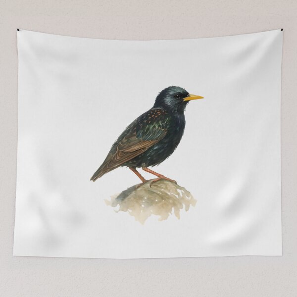 Item preview, Blackbird (Turdus merula) designed and sold by HOMETOWN86.