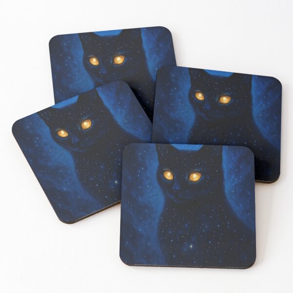 Item preview, Ethereal Celestial Cat Silhouette designed and sold by OandSDesigns23.