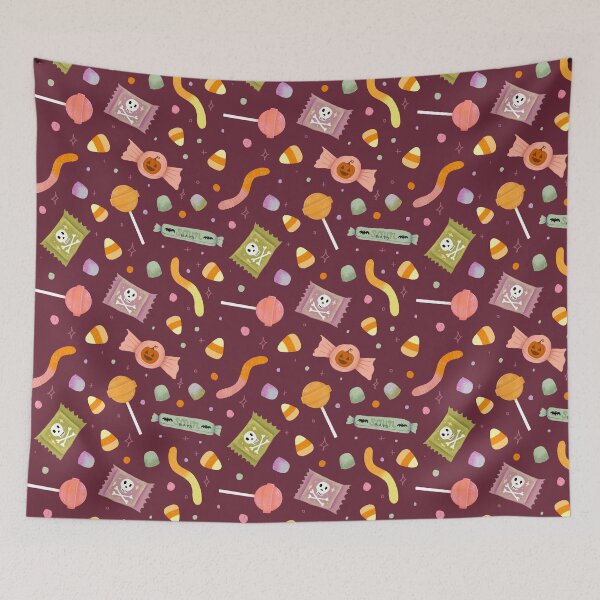 Item preview, Halloween Candy Pattern designed and sold by DaintyStudio.