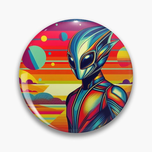 Item preview, colorful alien design designed and sold by Dogandesighn.