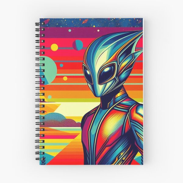 Item preview, colorful alien design designed and sold by Dogandesighn.