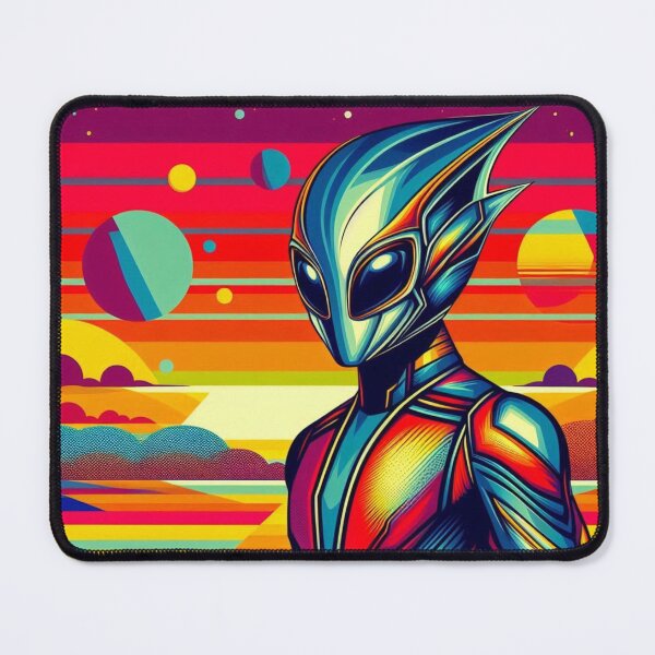 Item preview, colorful alien design designed and sold by Dogandesighn.