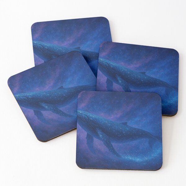 Item preview, The Star Swimmer - Cosmic Galaxy Whale Art designed and sold by OandSDesigns23.