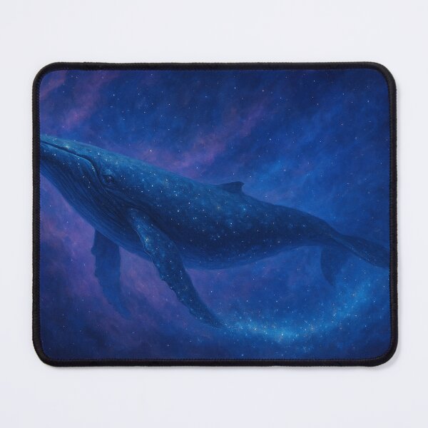 Item preview, The Star Swimmer - Cosmic Galaxy Whale Art designed and sold by OandSDesigns23.