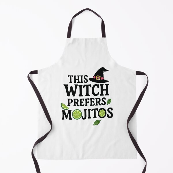 Item preview, Funny Halloween Witch Loves Mojitos Design designed and sold by RuweisVibes.