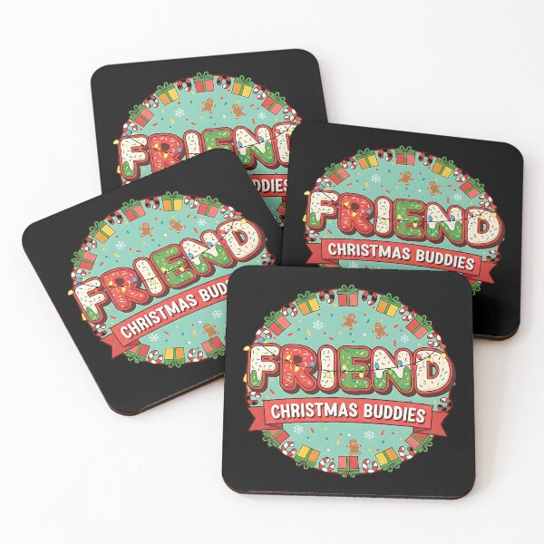 Item preview, Sweet Christmas Buddies Friends Holiday Design designed and sold by Silent Watch Threads..