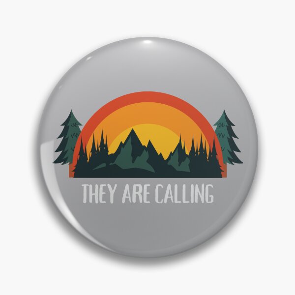 Item preview, They Are Calling — Mountain Sunset Adventure Design designed and sold by Toph & Mea Shop.