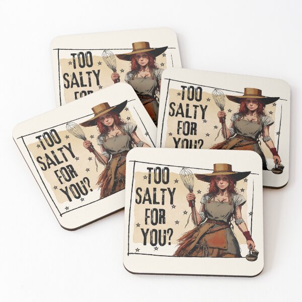 Item preview, Funny Baking Quote Too Salty For You Light designed and sold by TackyTime.
