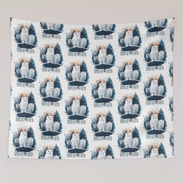 Item preview, Snowy Owls designed and sold by AlchemyColor.