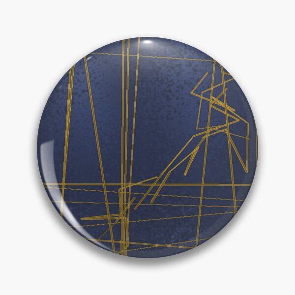 Item preview, Kintsugi gold blue pattern designed and sold by CLEARART7.