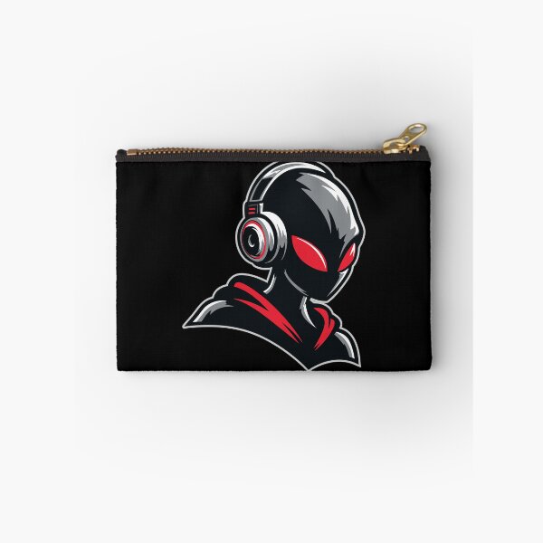 Item preview, Alien with Headphones – Minimalist Techno & Rave Design designed and sold by drizzd.