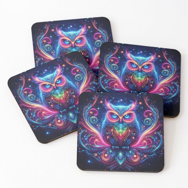 Item preview, Galactic Owl – Wisdom of the Stars designed and sold by DreamArt Creations.